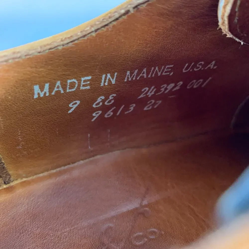 RANCOURT & CO. Size 9 Tan Caramel Leather Wingtip Lace Up Shoes